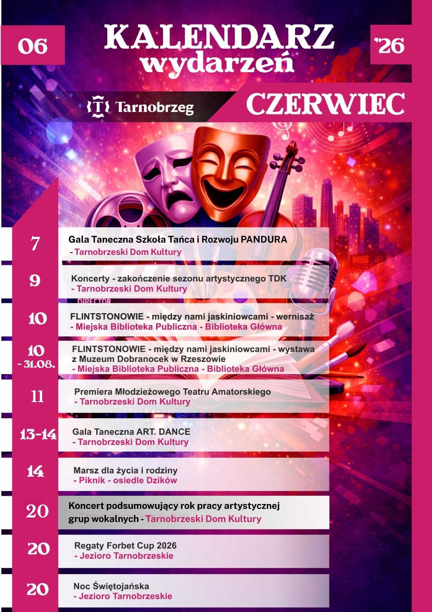 Kalendarz wydarzeń 2026